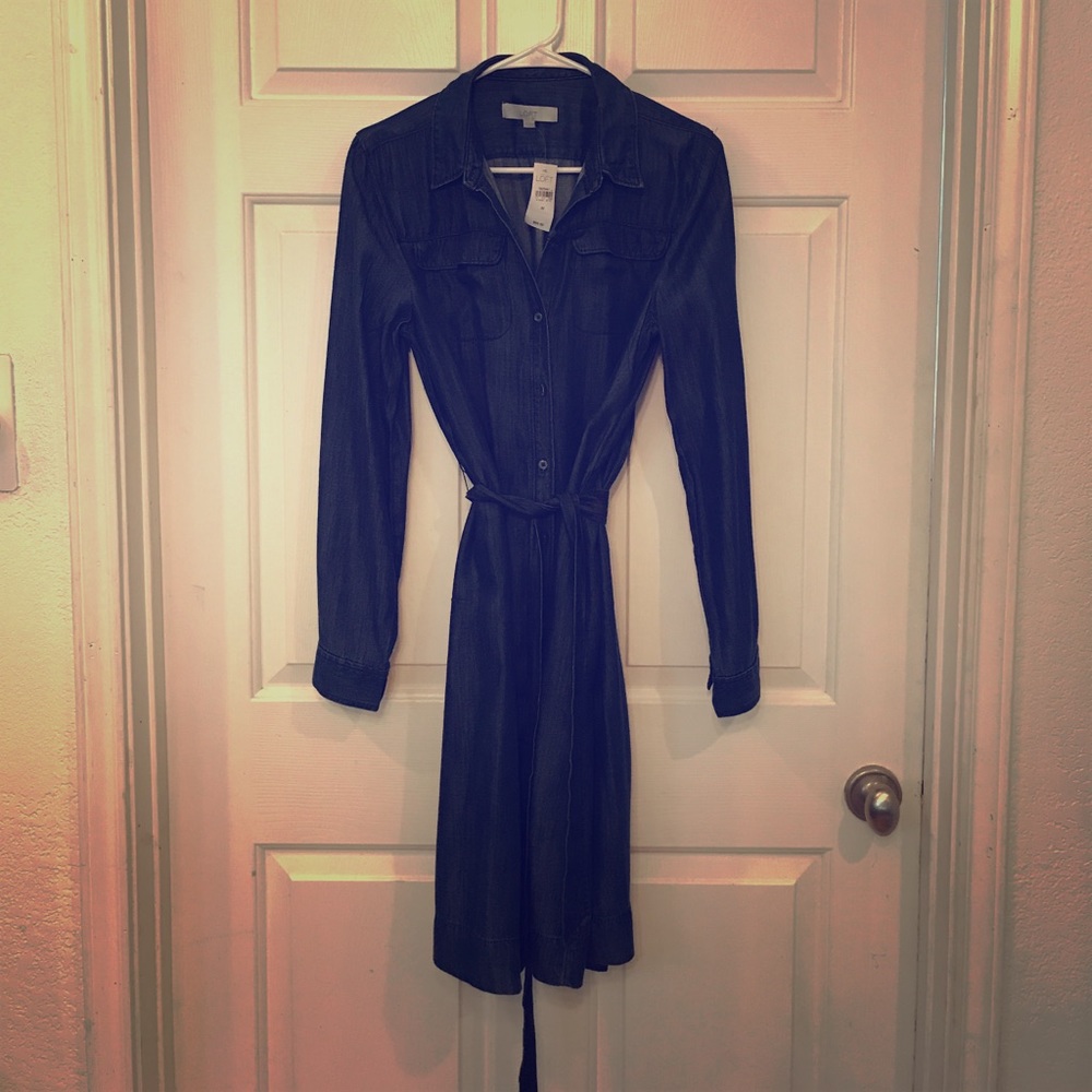 Price drop!! Denim button up dress