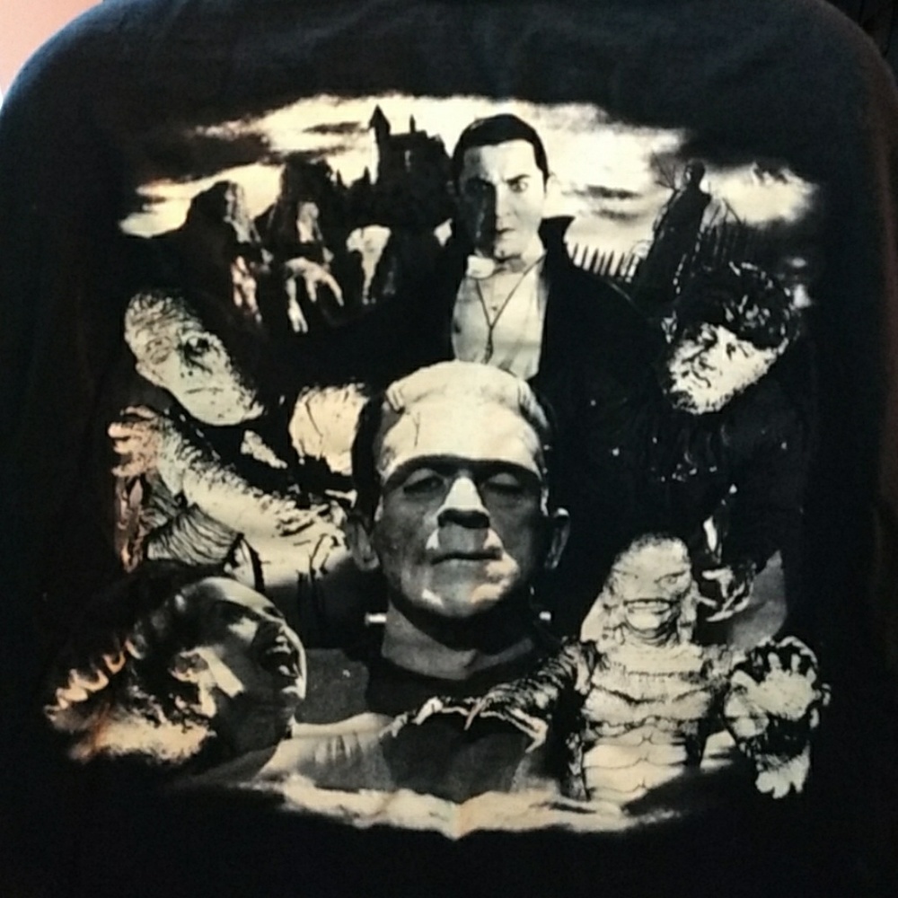 Universal Monsters glow in the dark shirt