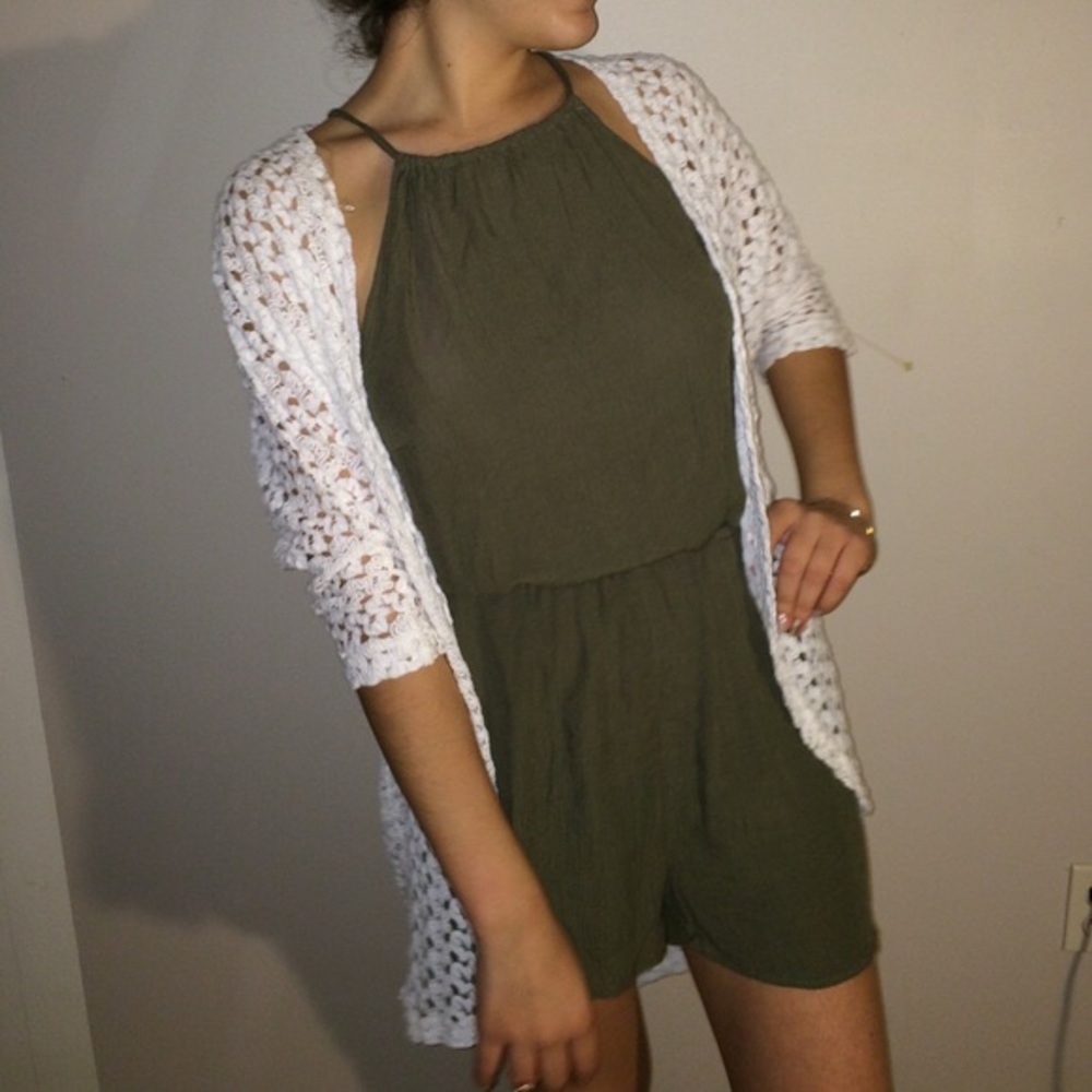 H&M Olive Green Romper
