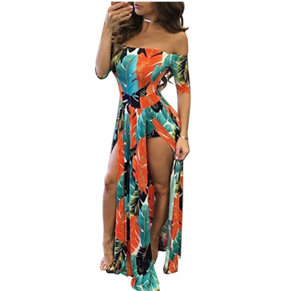 High Slit Maxi Dress S-XXL