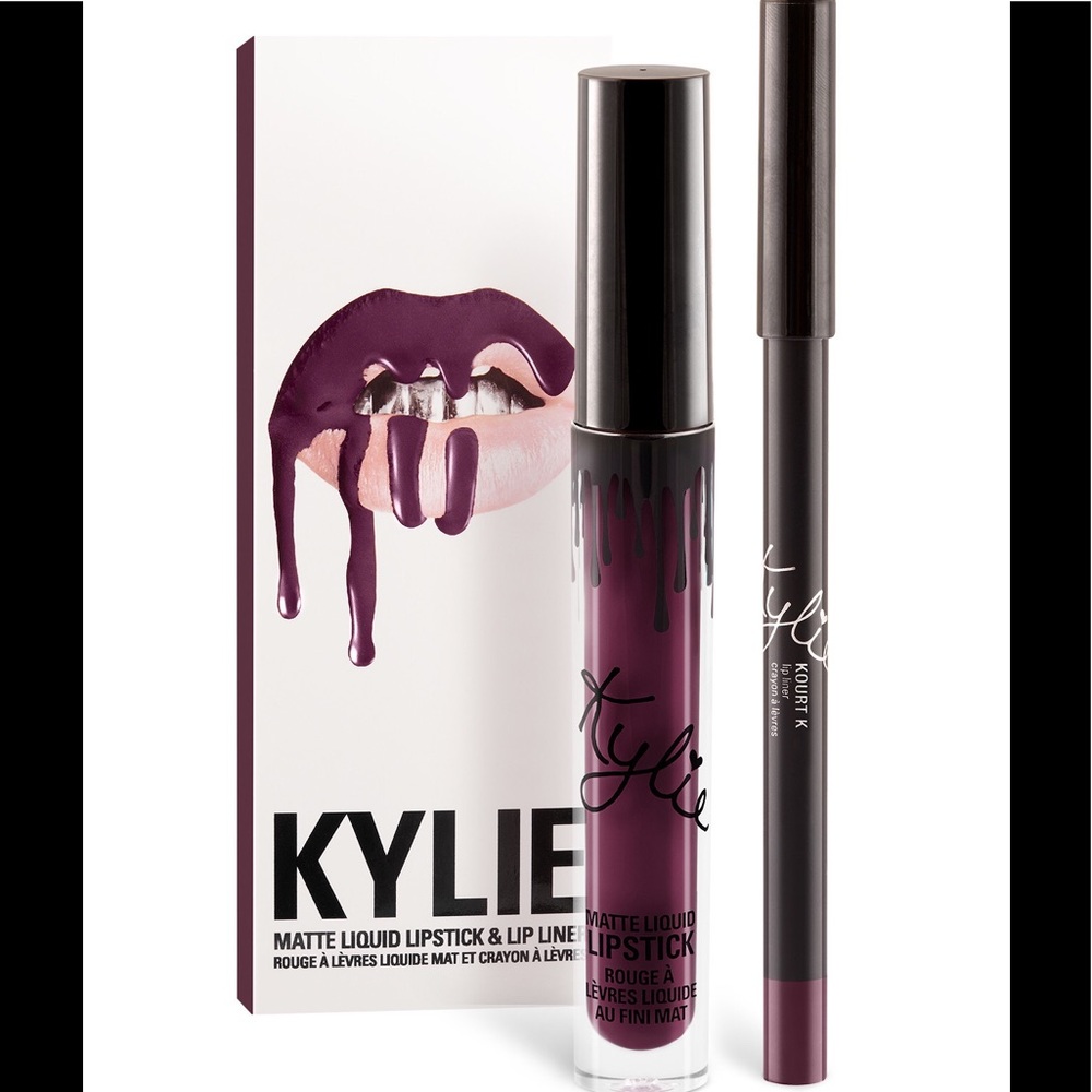 Kylie Cosmetics "Kourt K" Lip Kit (deep purple). - Picture 3 of 5