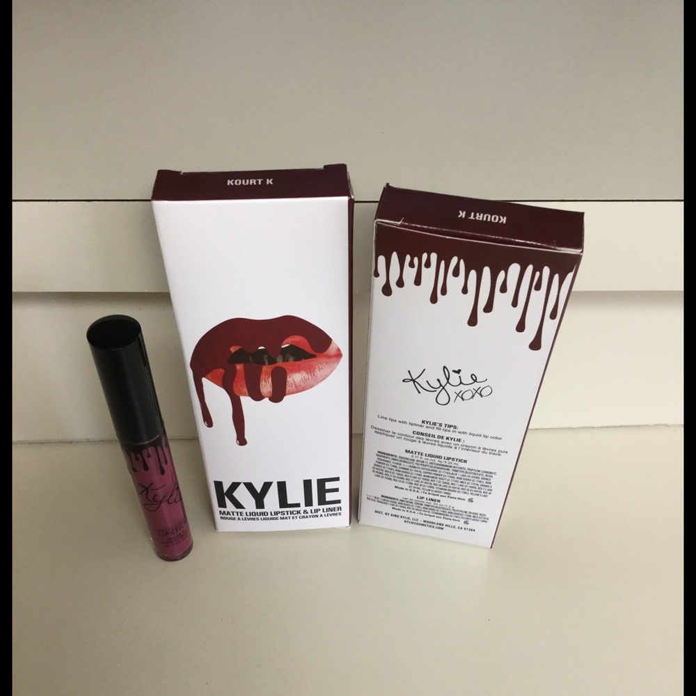 Kylie Cosmetics "Kourt K" Lip Kit (deep purple). - Picture 4 of 5