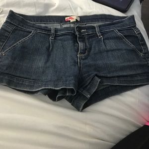 Denim shorts