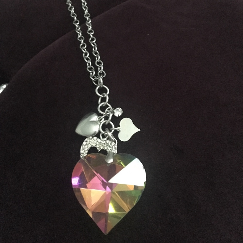 Long Heart Necklace