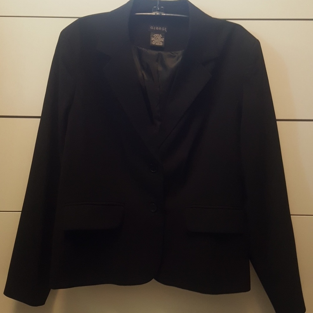 Black suit jacket