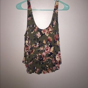 Chic floral tank top