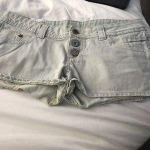 Denim shorts