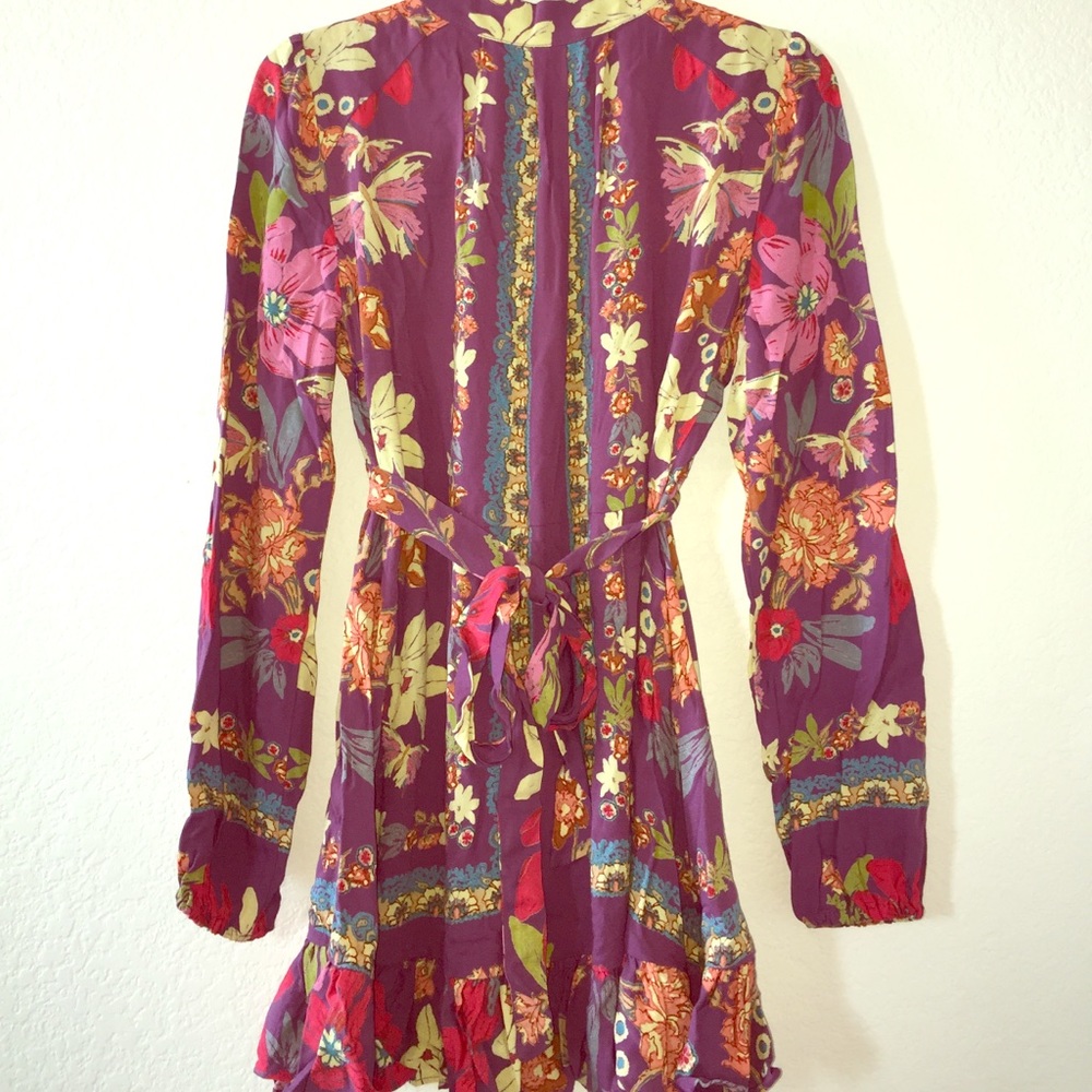 🌸💕Free People Ruffled Hem Mini dress 🌸 - Picture 5 of 6