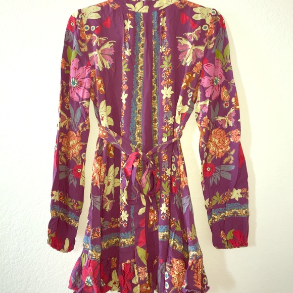 🌸💕Free People Ruffled Hem Mini dress 🌸 - Picture 5 of 6