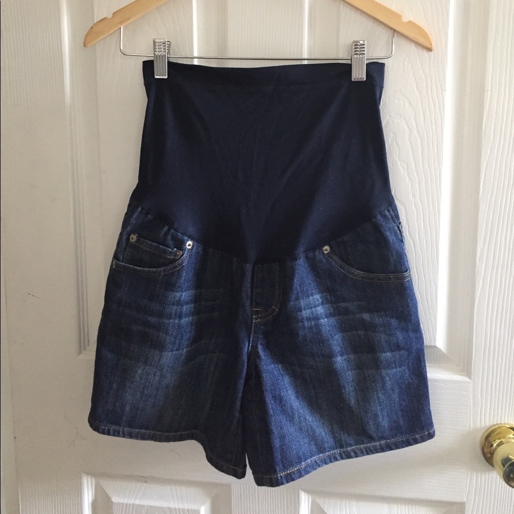 Denim Jean Maternity Shorts Liz Lange 👶🏻 XS