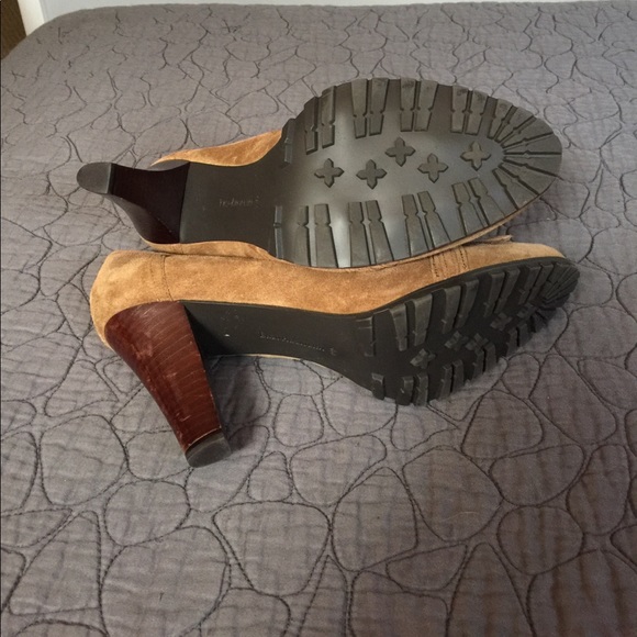 Enzo Angiolini Suede Loafer Heels - Picture 4 of 5