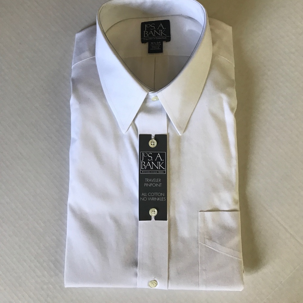 Joseph banks men's white button down NWT