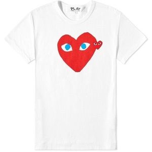 Comme Des Garçons Double Heart T-shirt