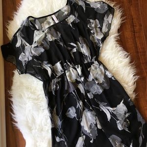 Brand new black and white dress