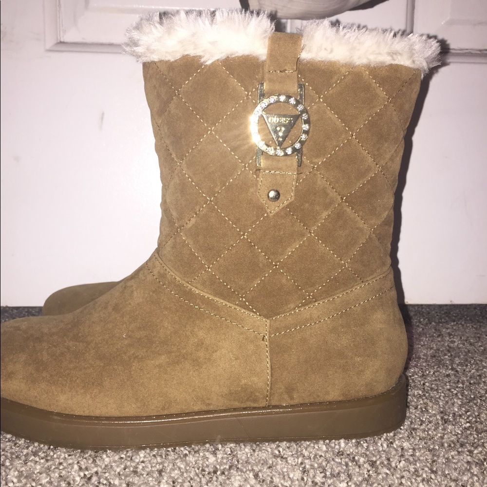 brown boots (guess)