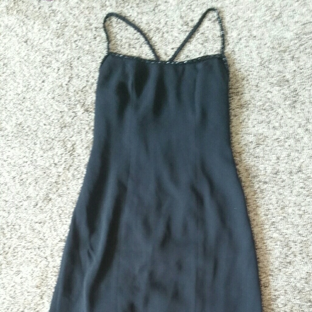 BEADED CROSSBACK MIDI