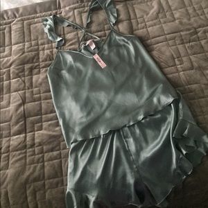 Victoria's Secret satin cami and short set