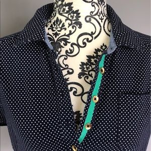 Dark navy polo shirt