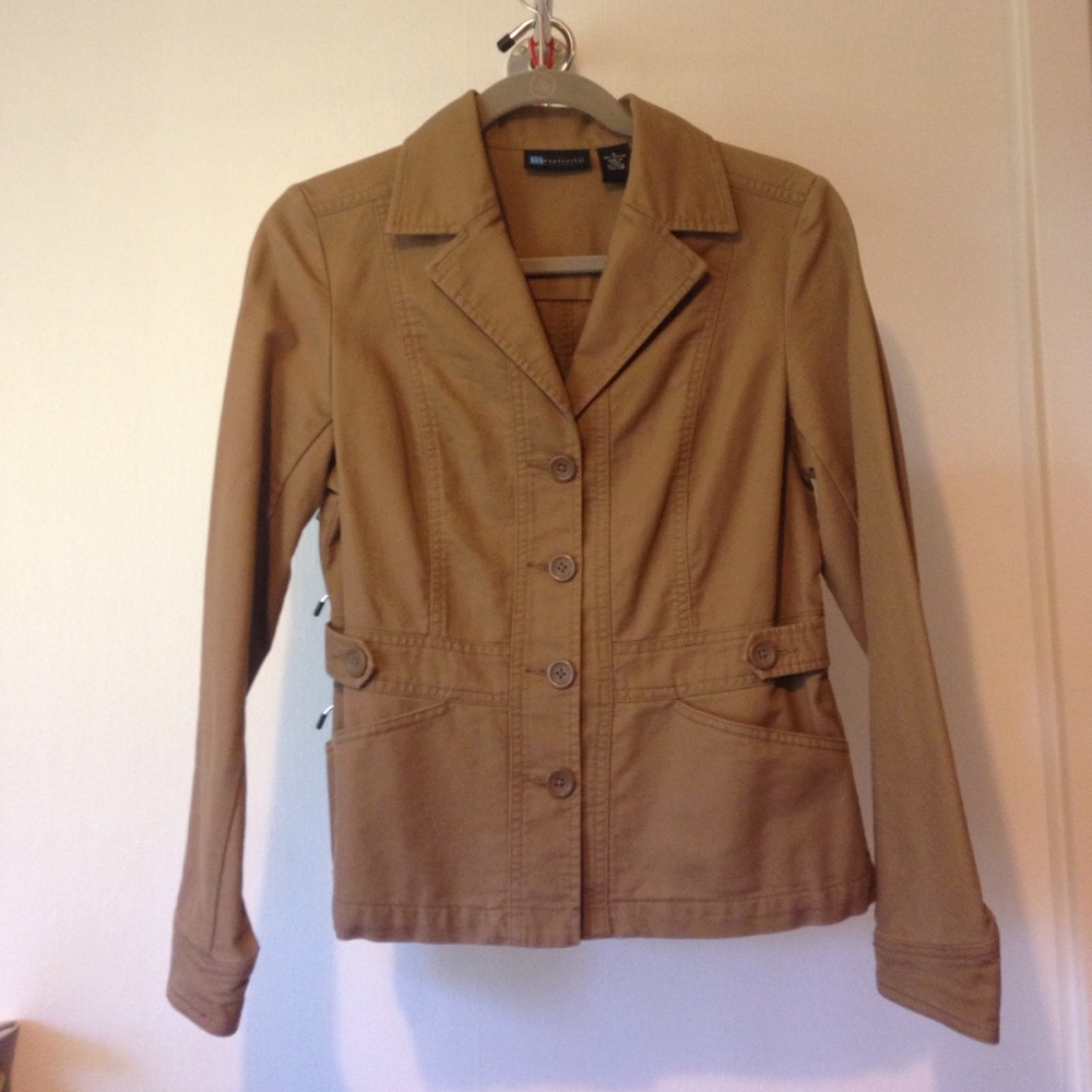 Beige Brown Jacket New w/o tags