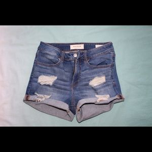 Super stretch high waisted shortie