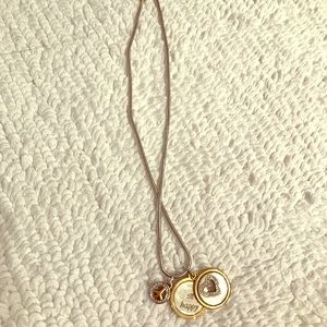 Brighton necklace with Happy engraved