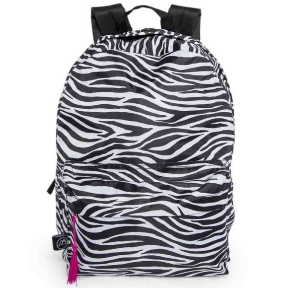 zebra print backpack