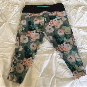Pants - Floral Athletic Leggings Pants - Floral Athletic Leggings