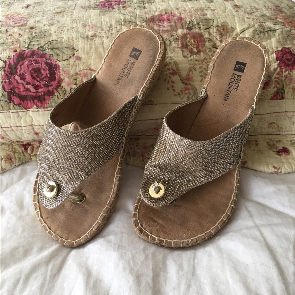 Brushed Gold summer sandal