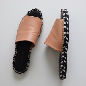 Matt Bernson Leather Espadrille Slippers
