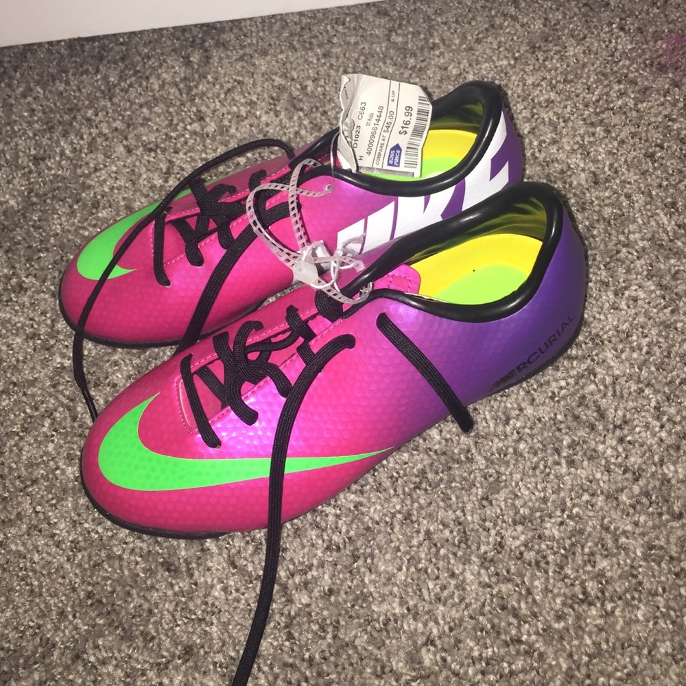 multicolor Nike shoes