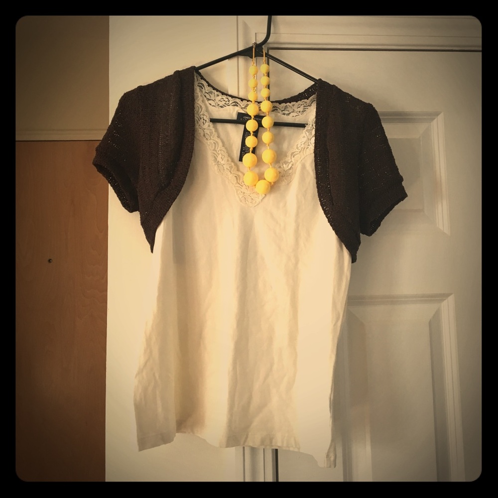 Wet Seal Brown Top