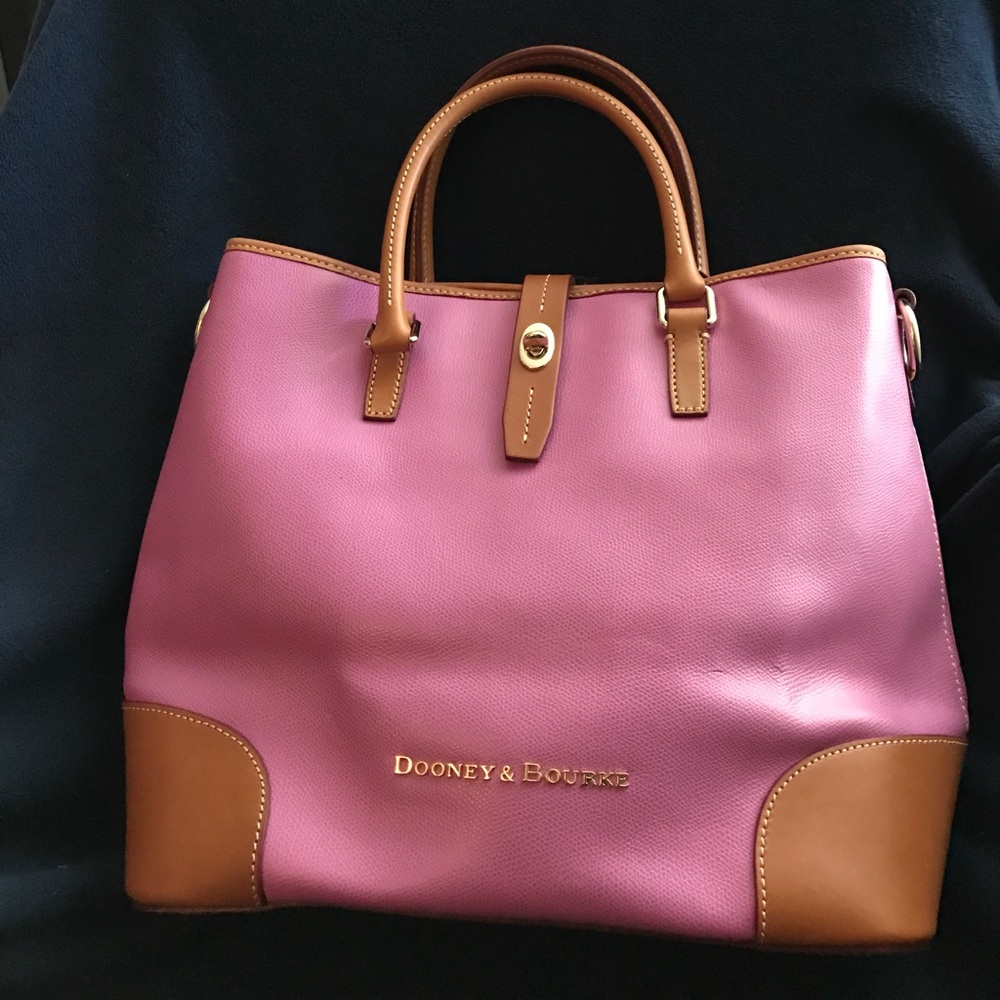 Dooney&bourke orchid leather tote