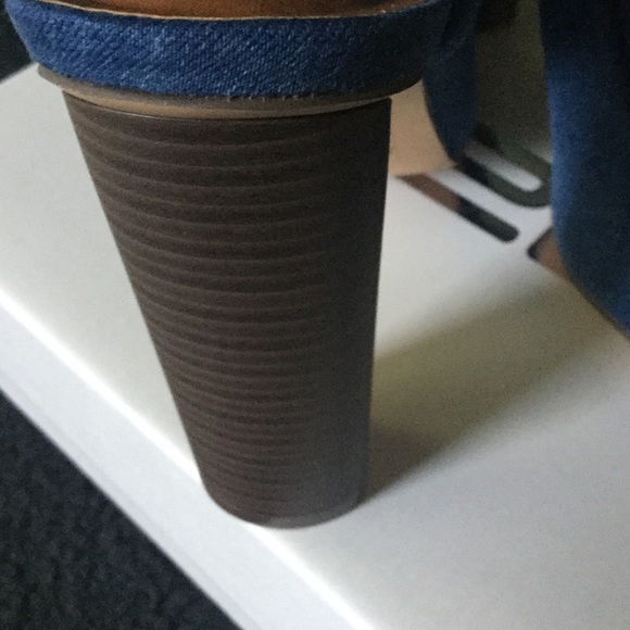 Denim Distressed Booties - Picture 6 of 8