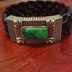 Braided Bracelet with Jasper Stone