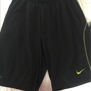 Bundle of two Nike and UA mans shorts