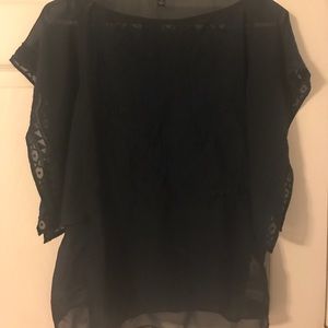 Embroidered Banana Republic Top