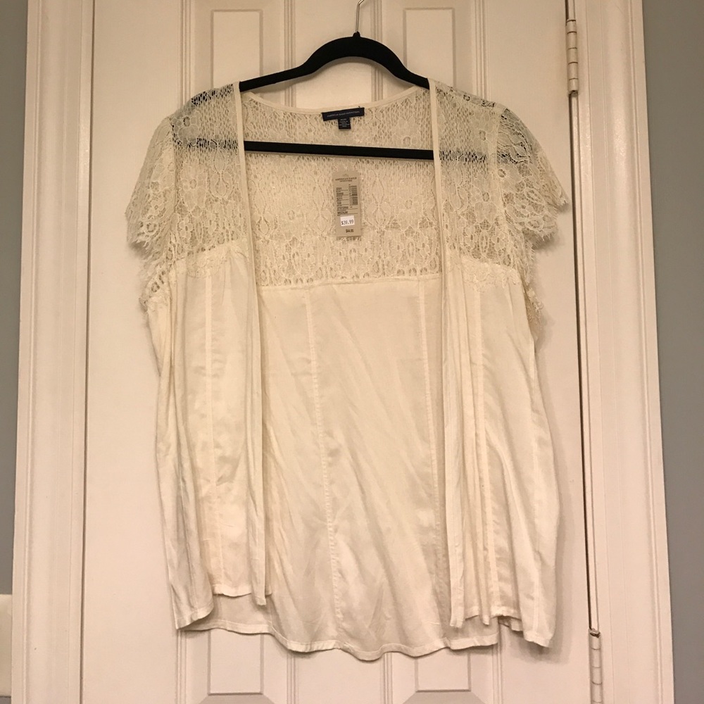 American Eagle Lace Kimono