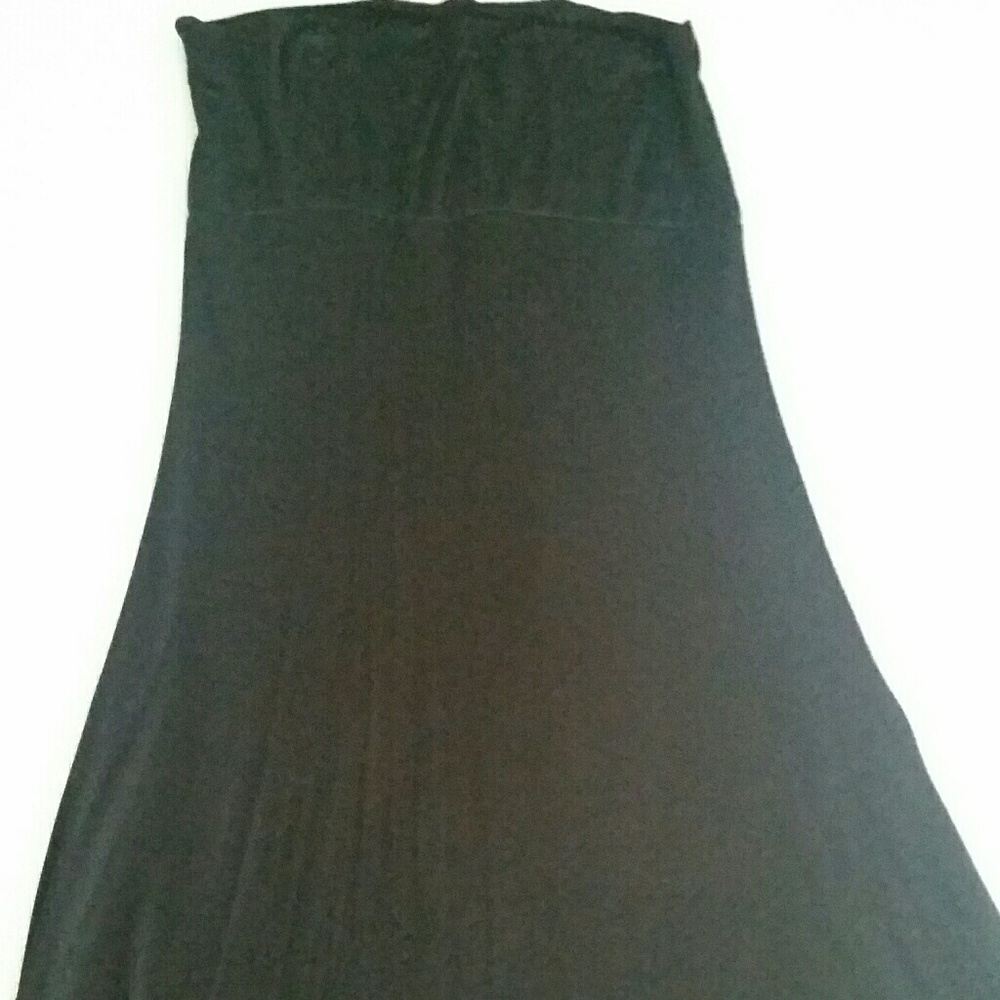 LuLaRoe Maxi Skirt HTF Solid Black Medium