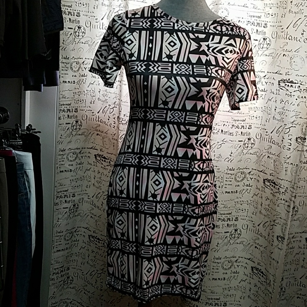 Sexy slip on polyester dress