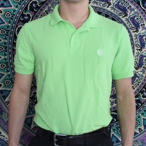 Chaps Lime Green Polo Tee