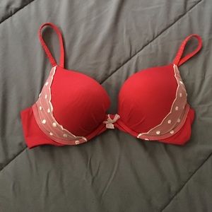 Red and White Fabulous by Victoria's Secret Bra
