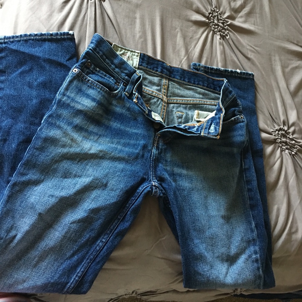 Two pair men Hollister jeans