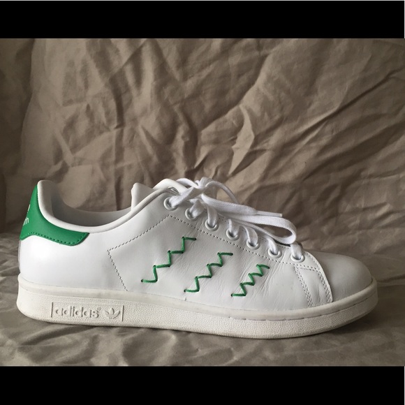 stan smith zig zag trainers