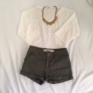 Brandy Melville Army Green Shorts