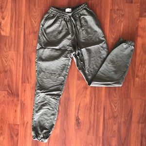 Military green pants