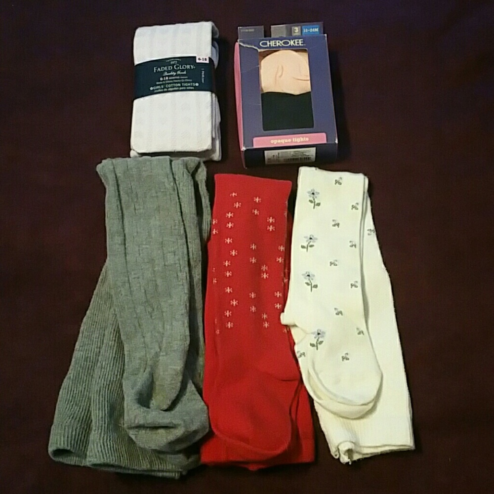 Girls tights size 6-36 mo
