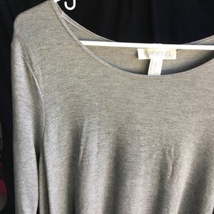 Forever 21 Flowing Gray Dress