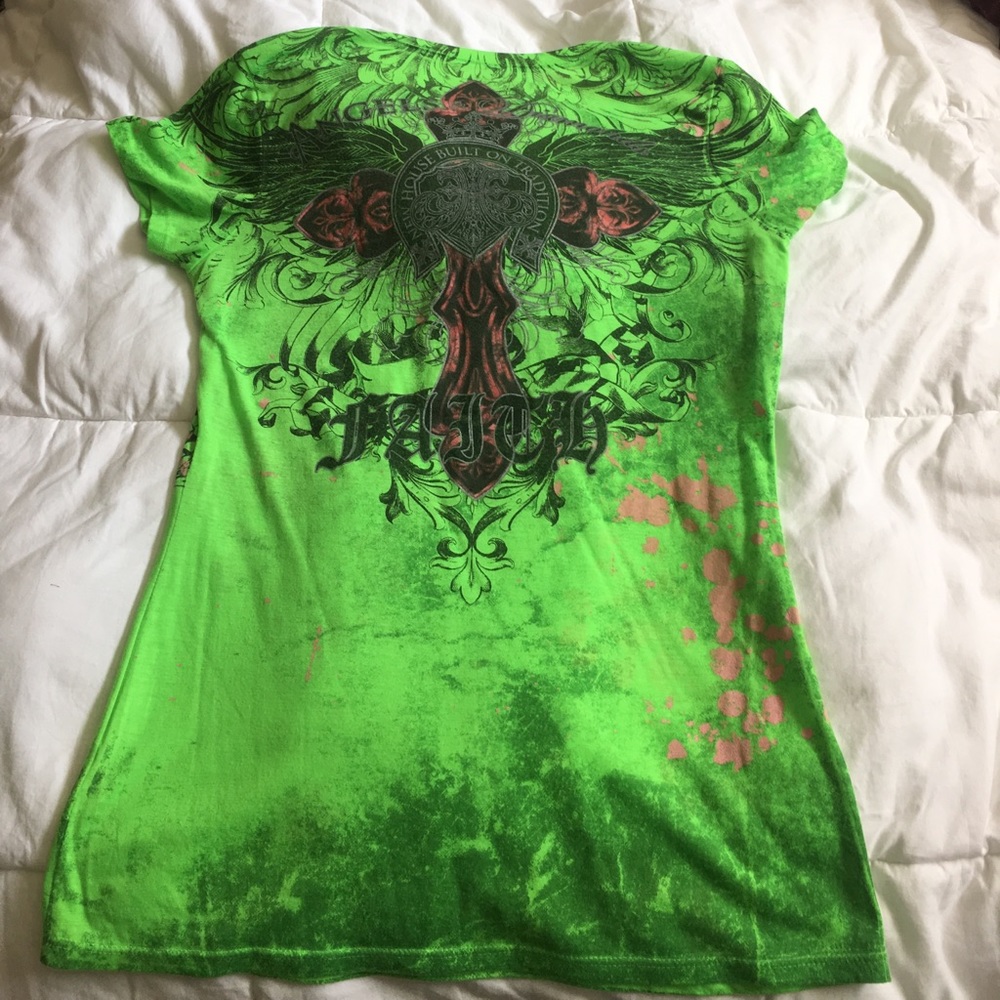Angels and Diamonds V Neck Tee