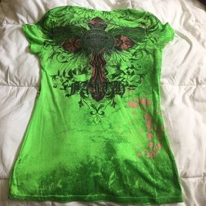 Angels and Diamonds V Neck Tee