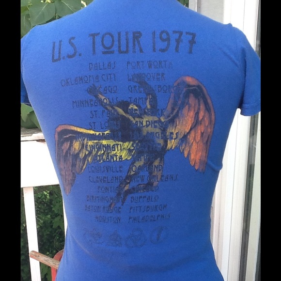 Rare VTG Led Zepplin World Tour 1977 - Picture 5 of 6